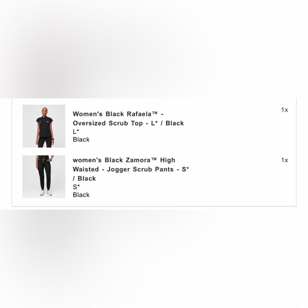 Figs Women's Black Zamora Jogger Scrub Pants